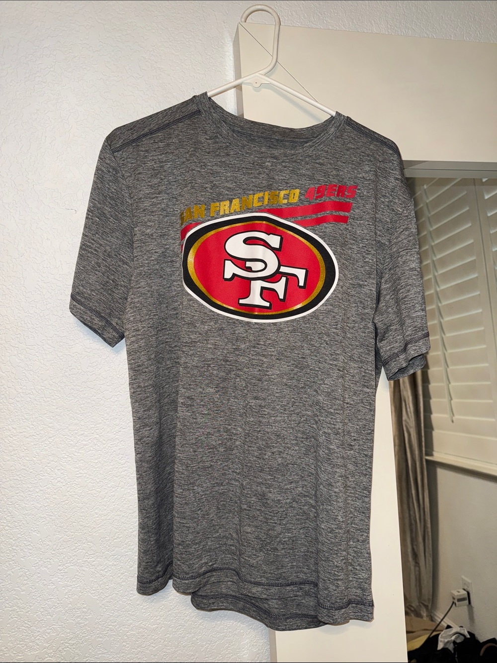 San Francisco 49ers Gray Graphic Evolution Short Sleeve Tee